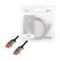 LogiLink HDMI-kabel med Ethernet 2m Sort Grå